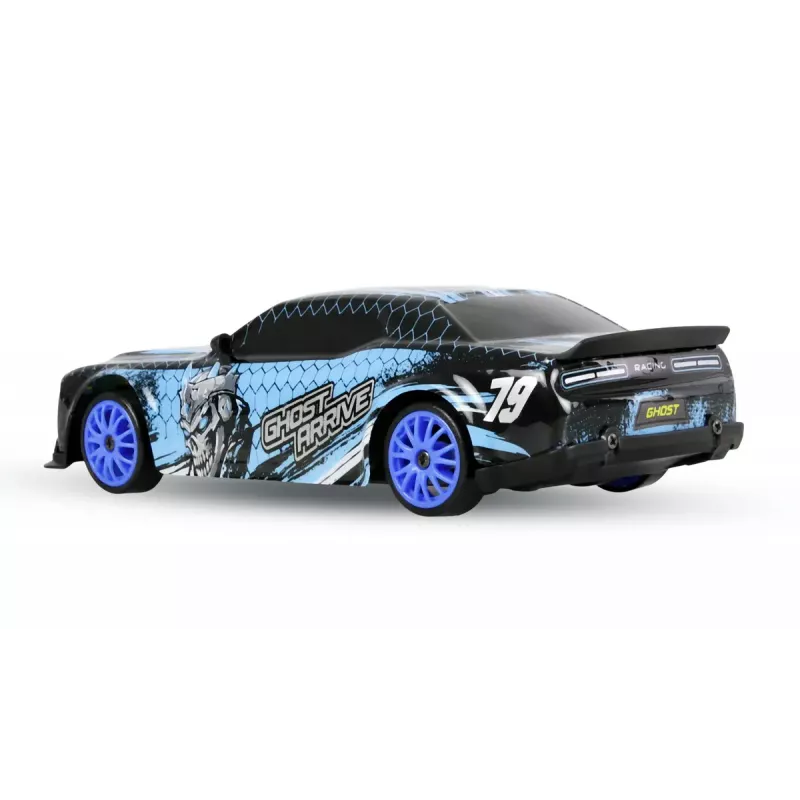 Amewi 21133 Drift Sport Muscle Car coche RC, 4WD, 1:24, RTR, azul, 6+