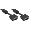 Manhattan Cable de monitor VGA (con núcleos de ferrita), 15 m, Negro, conector macho a conector macho, HD15, cable con especificación SVGA superior (totalmente compatible), el apantallamiento con núcleos de ferrita ayuda a minimizar las interferencias EMI para una mejor transmisión de vídeo, garantía de por vida