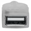 Manhattan 336314 cable alargador USB 2.0, USB-A macho a USB-A hembra, 1,8 m, plata transparente