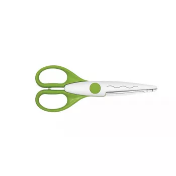 Tijera universal para recorte de figuras Wedo 77 1901 verde 160 mm