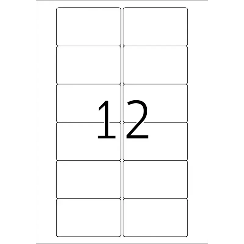 Etiqueta autoadhesiva para impresora HERMA Videoetiquetas A4 78,7x46,6 mm