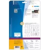Etiqueta autoadhesiva para impresora HERMA Videoetiquetas A4 78,7x46,6 mm