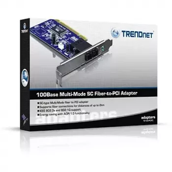 Tarjeta PCI de fibra Trendnet TE100-PCIFC 100Base multimodo SC