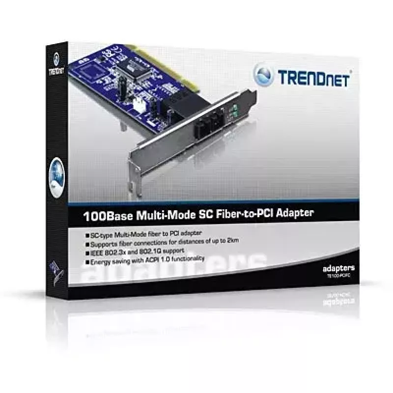 Tarjeta PCI de fibra Trendnet TE100-PCIFC 100Base multimodo SC