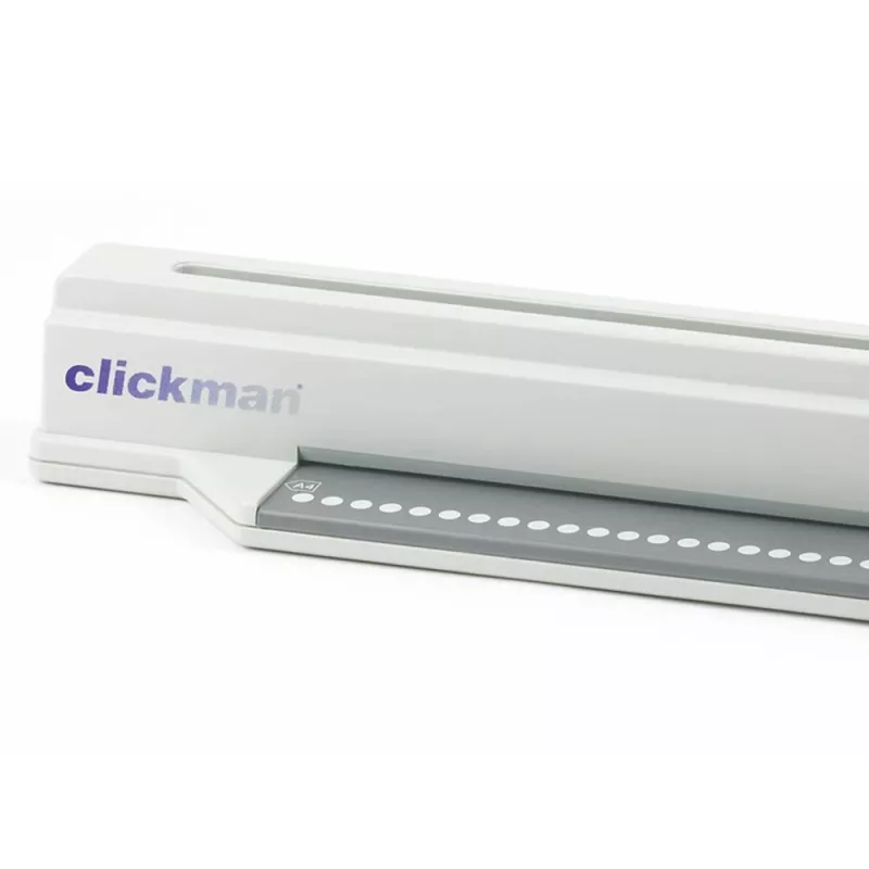 Encuadernadora GBC ClickBind ClickMan encuadernadora manual, manual, 145 hojas, gris, blanco