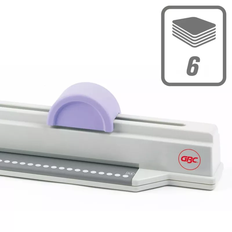 Encuadernadora GBC ClickBind ClickMan encuadernadora manual, manual, 145 hojas, gris, blanco