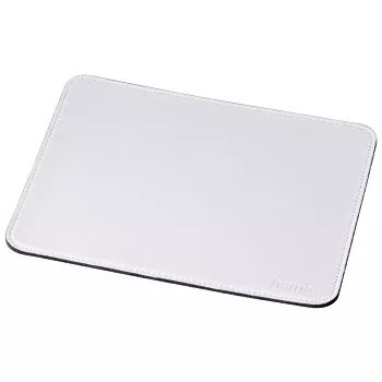 Alfombrilla de ratón de piel Hama blanca