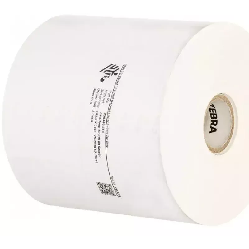 Zebra Z-Perform 1000D 80 rollo de papel para recibos, 80 micras, núcleo de 5,1 cm, para MZ 220