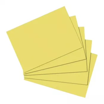 Ficha Herlitz 10837136 amarillo A5 100 uds.