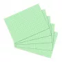 Fichas Herlitz 10901452 verde 100 uds. papel cuadriculado 170 g/m²
