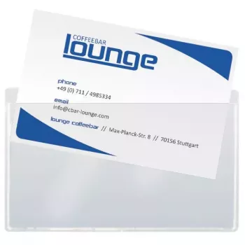 Funda para tarjetas Sigel VZ115 transparente