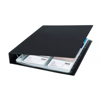 Tarjetero Sigel VZ301 plástico negro