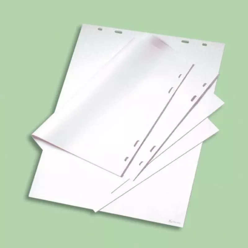 Nobo 34631170 bloc de papel para rotafolio, B1, 584 x 483 mm, liso, 70 g/m², 40 hojas, blanco