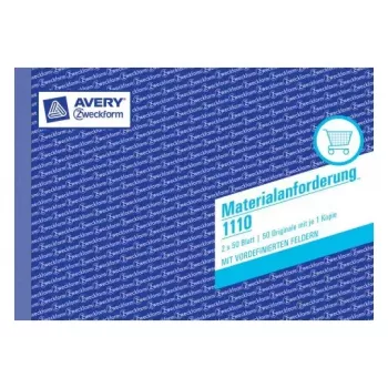 Libro de administración Avery 1110 azul blanco