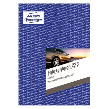 Libro de administración Avery 223 azul blanco