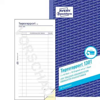 Formulario/libro de contabilidad AVERY 1301 50 páginas