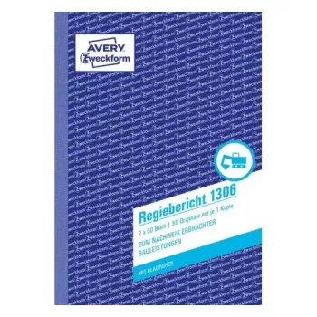 Formulario/libro de liquidación A5 Avery 1306