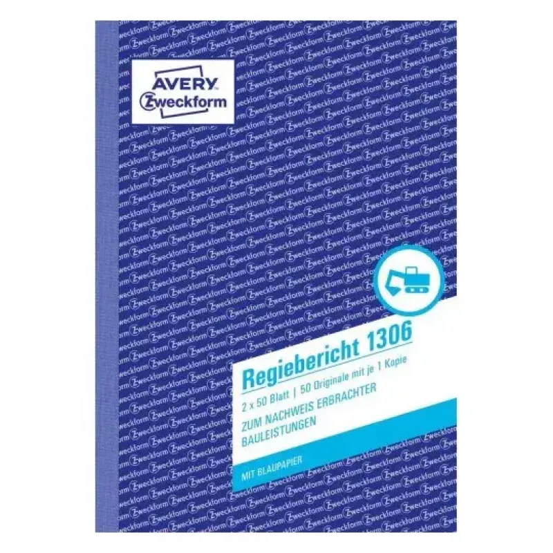 Formulario/libro de liquidación A5 Avery 1306