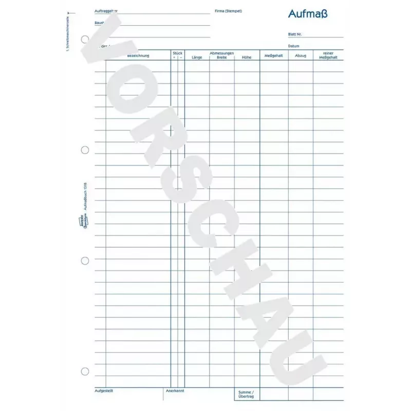 Formulario/libro de contabilidad AVERY 1318