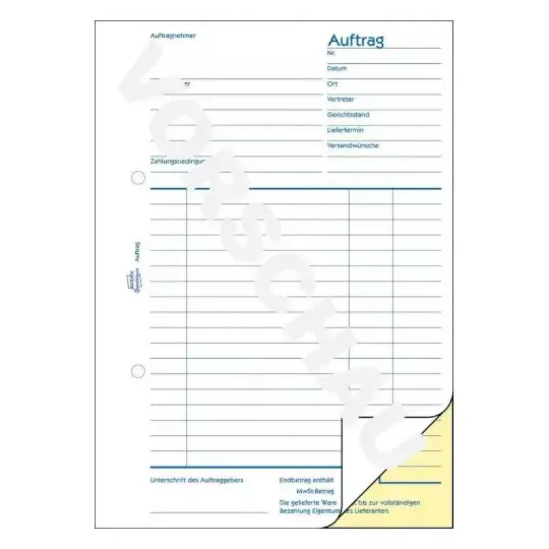 Formulario comercial Avery 1725