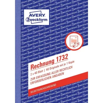 Libro de formularios de contabilidad A6 Avery 1732