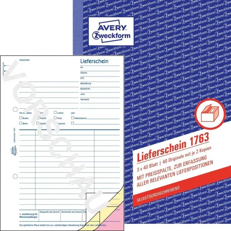 Libro de formularios de contabilidad A5 Avery 1763