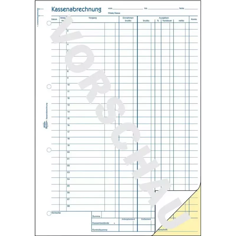 Formulario/libro de contabilidad AVERY 1768 A4 40 páginas