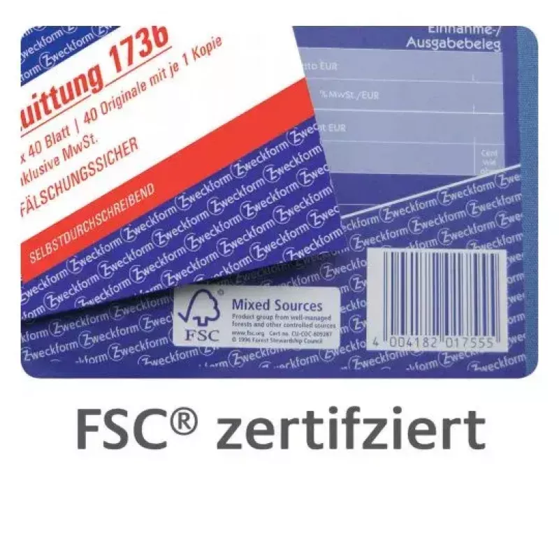 Libro de administración Avery 1770 azul blanco