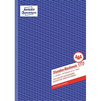 Formulario/libro de facturas AVERY 1773