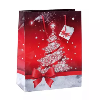 Bolsa de papel Sigel GT022 rojo