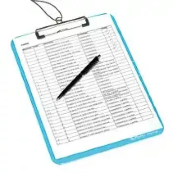 Tabla con pinza A4 Herlitz 11205671 azul