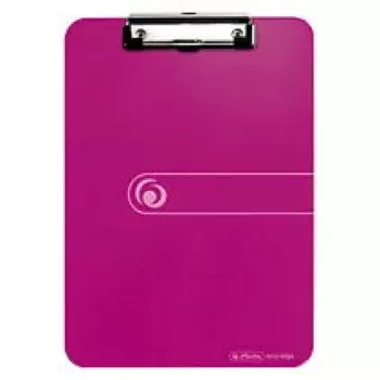 Tabla con pinza de plástico Herlitz 11226404 roja