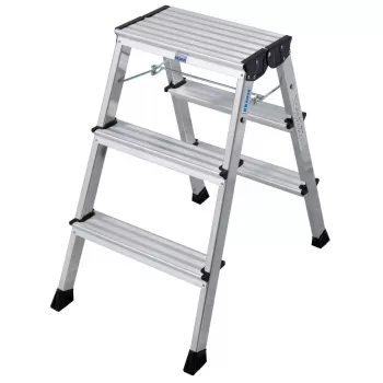 Escalera de tijera Krause 130068 Aluminio Negro