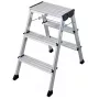 Escalera de tijera Krause 130068 Aluminio Negro