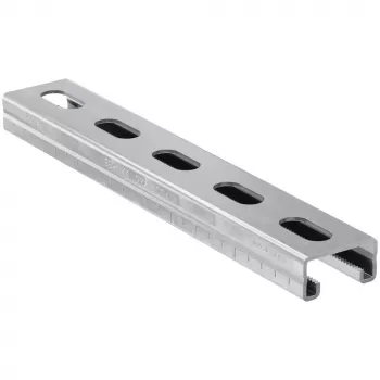Fischer 40391 FUS 41/21/2.00 S carril de montaje, 2 m