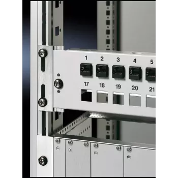 Rittal DK 7246.060 adaptador de rack métrico, 6U, 19/21 pulgadas, paquete de 2