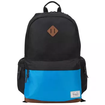 Mochila Targus Strata negra, azul