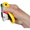 Cúter Stanley 0-10-825 negro metálico amarillo 14 cm hoja
