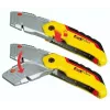 Cúter Stanley 0-10-825 negro metálico amarillo 14 cm hoja