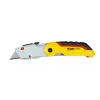 Cúter Stanley 0-10-825 negro metálico amarillo 14 cm hoja