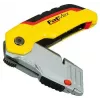 Cúter Stanley 0-10-825 negro metálico amarillo 14 cm hoja