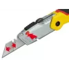 Cúter Stanley 0-10-825 negro metálico amarillo 14 cm hoja