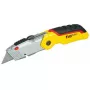 Cúter Stanley 0-10-825 negro metálico amarillo 14 cm hoja