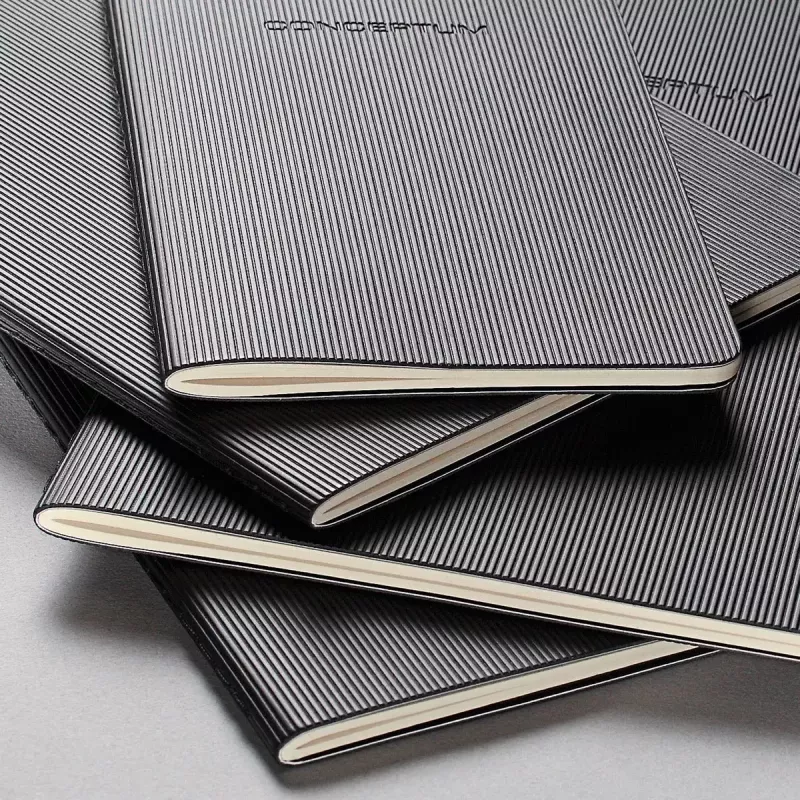 Cuaderno Sigel CONCEPTUM A6 64 hojas negro