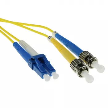 ACT 30 metros LSZH Monomodo 9/125 OS2 Cable de conexión de fibra óptica dúplex con conectores LC y ST