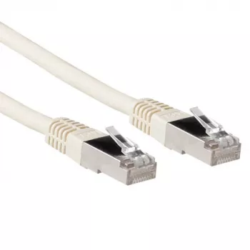 ACT Ivory 25 metros LSZH SFTP CAT6A Cable de conexión con conectores RJ45