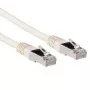 ACT Ivory 25 metros LSZH SFTP CAT6A Cable de conexión con conectores RJ45
