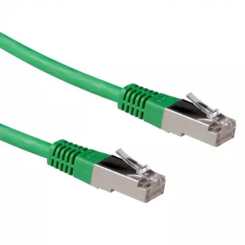ACT Verde 1 metro LSZH SFTP CAT6A Cable de conexión con conectores RJ45