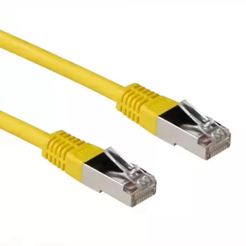 ACT Amarillo 1 metro LSZH SFTP CAT6A Cable de conexión con conectores RJ45