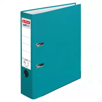 Archivador de anillas Herlitz maX.file A4 turquesa